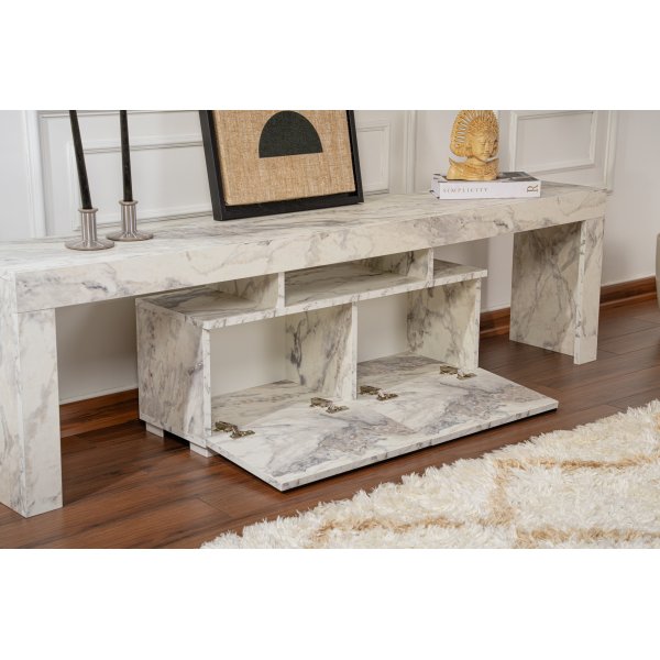 Enclave TV-stativ - Freesia marmor Enclave TV-stativ - Freesia marmor