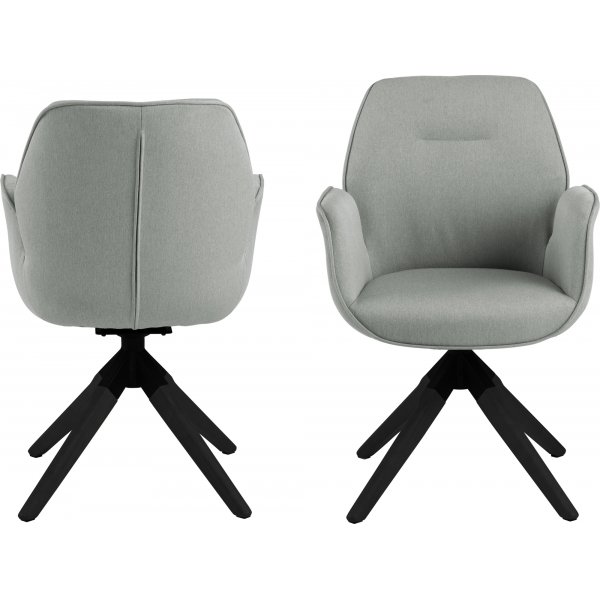 Aura lenestol - Lys grå/svart Aura lenestol - Lys grå/svart