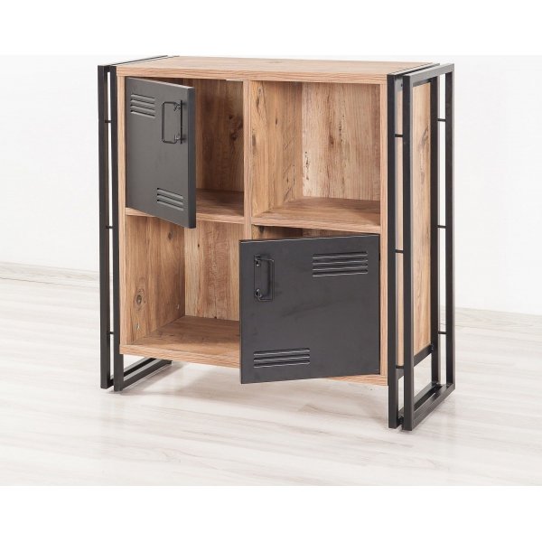 Cosmo Soft bokhylle - Furu/svart Cosmo Soft bokhylle - Furu/svart