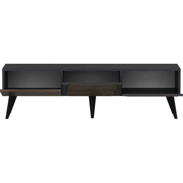 Reno mediabenk - Antrasitt/valnøtt Reno mediabenk - Antrasitt/valnøtt