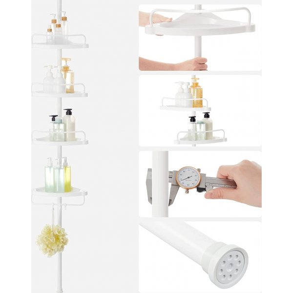 Abarema dusjhylle - Hvit Abarema dusjhylle - Hvit