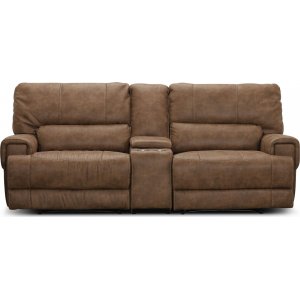 Las Vegas elektrisk 2-seters sofa - Lysebrun