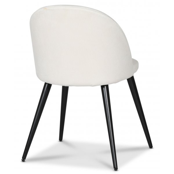 Alice stol - Beige kordfløyel + Møbelføtter Alice stol - Beige kordfløyel + Møbelføtter