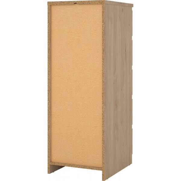 Naia smal kommode med 5 skuffer - Hickory Naia smal kommode med 5 skuffer - Hickory