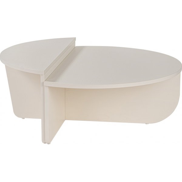 Orion salongbord 90 x 90 cm - Hvitmalt tre