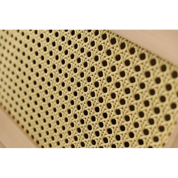 Begonya mediebenk, 180 cm - Eik/svart Begonya mediebenk, 180 cm - Eik/svart