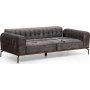 Siesta 3-seters chesterfield sofa - antrasitt