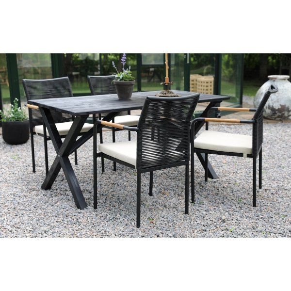 Spisebord Scottsdale 150 cm - Svart Spisebord Scottsdale 150 cm - Svart