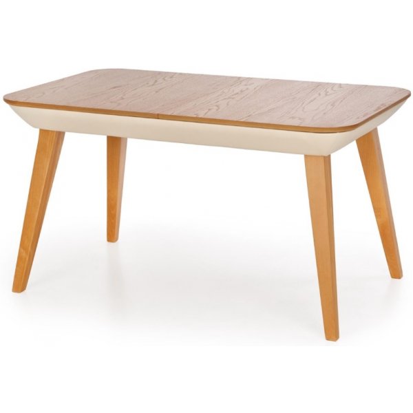 Wilbur spisebord uttrekkbart - Beige/honning eik