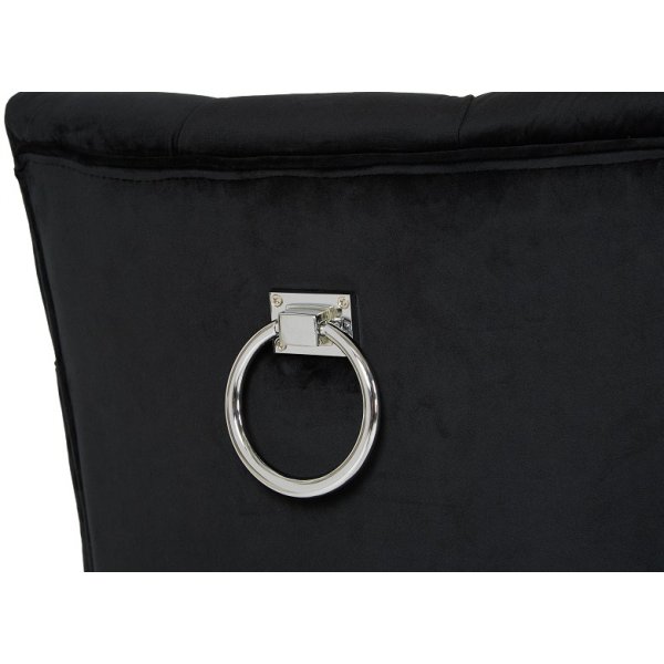 Tuva Kate Highback - Høy rygg (rygg-håndtak) Svart fløyel Tuva Kate Highback - Høy rygg (rygg-håndtak) Svart fløyel