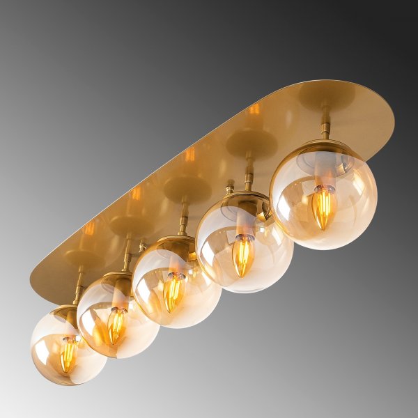 Brønntaklampe 11725 - Gull Brønntaklampe 11725 - Gull