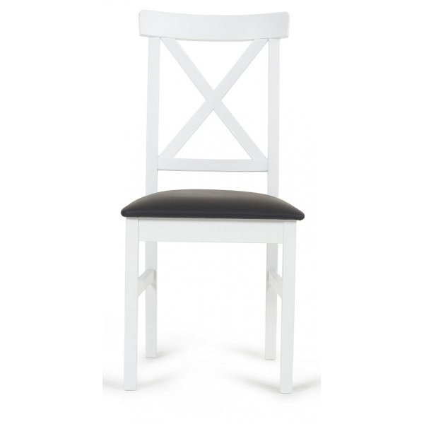 Visingsö Spisestuestoler - Hvit / Svart ecolær Visingsö Spisestuestoler - Hvit / Svart ecolær