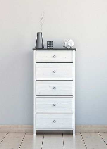 Salvador Byrå - Hvit/svart Salvador Byrå - Hvit/svart