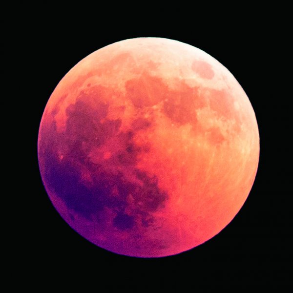 Glassbilde The Moon - 80x80 cm