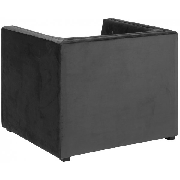 Chesterfield Milano lenestol - Mrkegr flyel