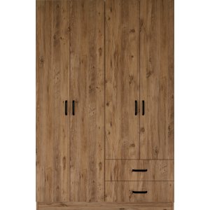 Yaman garderobe 120 x 45 x 180 cm - Furu