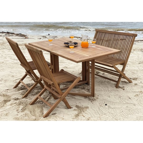 Grunnebo sammenleggbar benk - Teak Grunnebo sammenleggbar benk - Teak