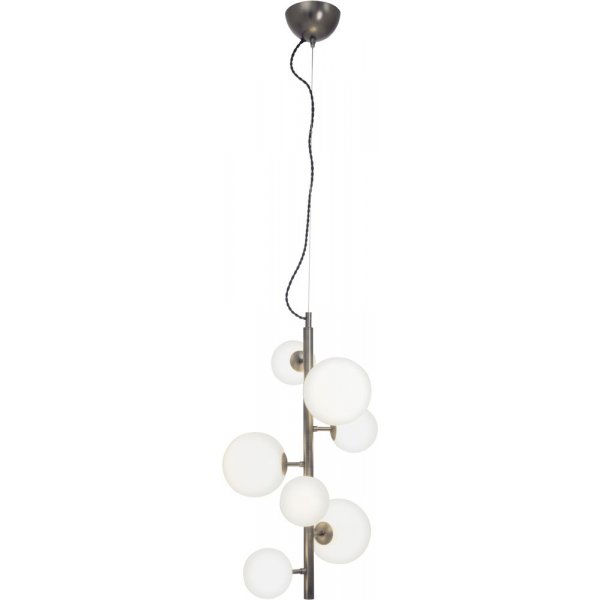 Taklampe Molekyl - Tinn / hvit