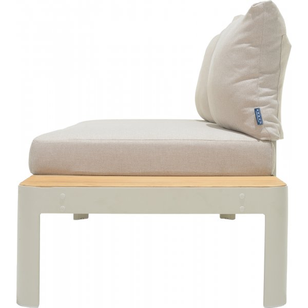 Portals salonggruppe 3 - Hvit/teak