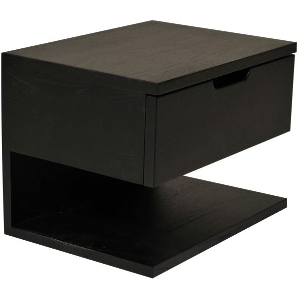 Frikk vegghengt nattbord - Sort