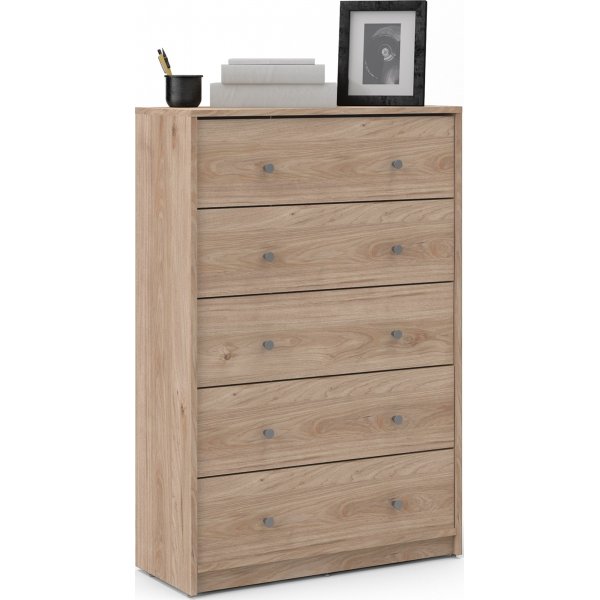 mai kommode med 5 skuffer - Hickory mai kommode med 5 skuffer - Hickory