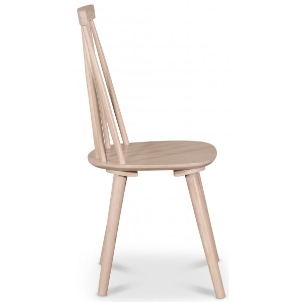 Dalsland kurvstol - Hvitvasket + Tekstilrens for mbler