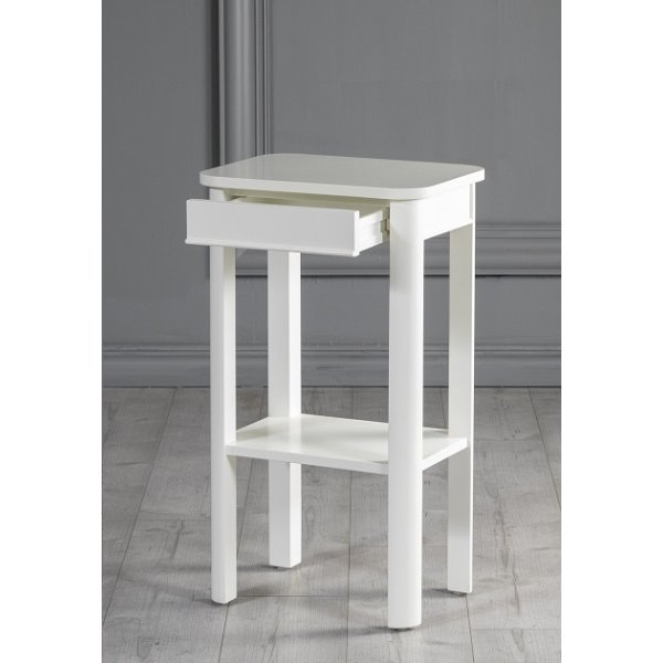 Marstrand nattbord med skuff - Hvit Marstrand nattbord med skuff - Hvit