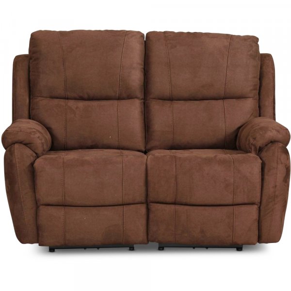 Enjoy Hollywood reclinersofa - 2-seter (elektrisk) i brunt mikrofiberstoff