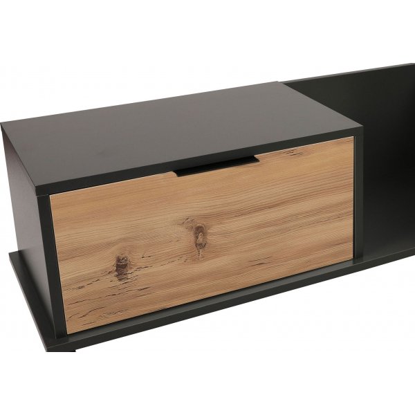 Ibiza mediebenk - Eik/antrasitt Ibiza mediebenk - Eik/antrasitt