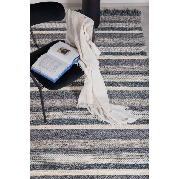 Teg ullteppe - Marinebl�/gr�