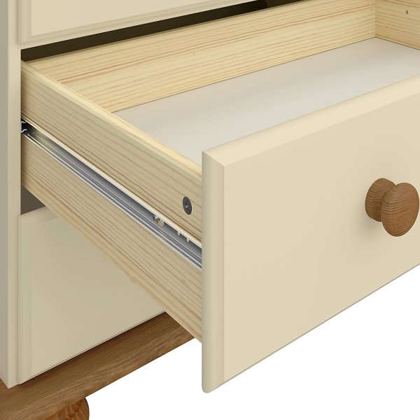 Richmond garderobeskap med 3 d�rer - Brun/kremhvit