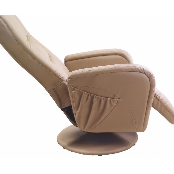 Bibi reclinerlenestol - Beige PU Bibi reclinerlenestol - Beige PU