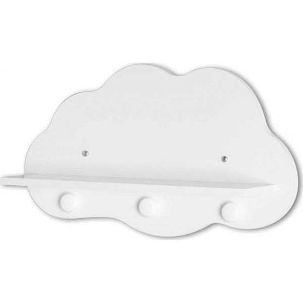Nube vegghylle Hvit