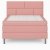 Hilton Deluxe seng 140200 cm - Rosa