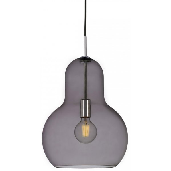 Living taklampe - Rykfarget glass