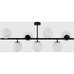 Fasettert taklampe 10526 - Sort/hvit