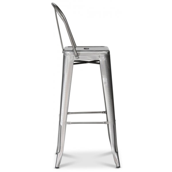 France Blanco Barstol i metall - Galvanisert metall