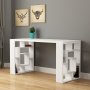 Maze skrivebord - Hvit