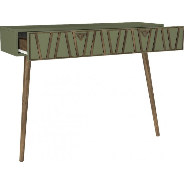 Skogsavlastningsbord 120x 35 cm - Valnøtt/mørkegrønn Skogsavlastningsbord 120x 35 cm - Valnøtt/mørkegrønn