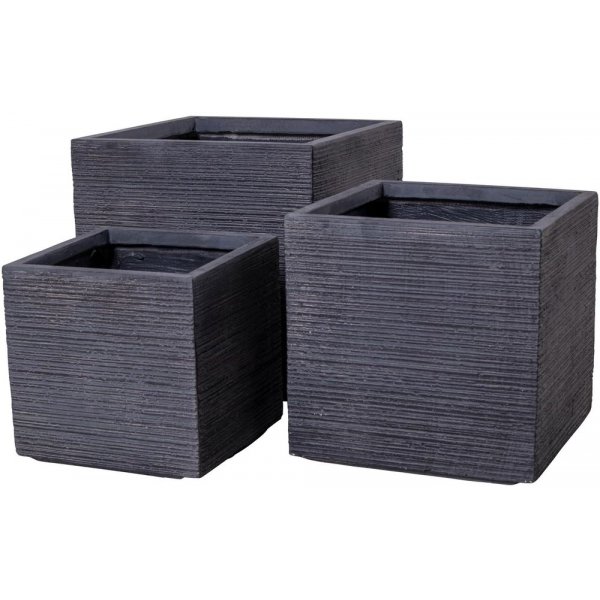 Auckland potter - Grå - 3 stk Auckland potter - Grå - 3 stk