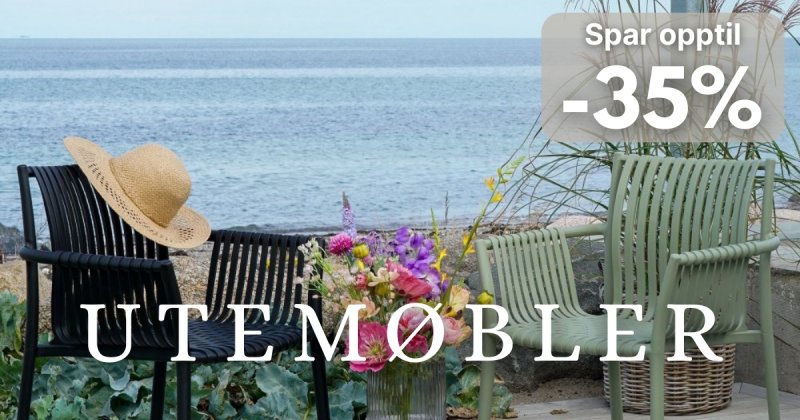 Sommertilbud p utembler  Opptil 35 %