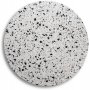 Terrazzo rundt sofabord 80 cm - Cosmos Terrazzo & underdel Star i krom