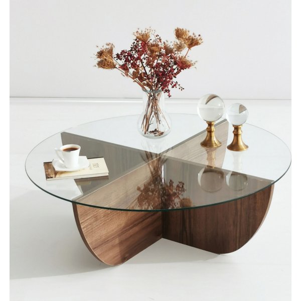 Lily salongbord - Valnøtt + Tekstilpleie for møbler Lily salongbord - Valnøtt + Tekstilpleie for møbler