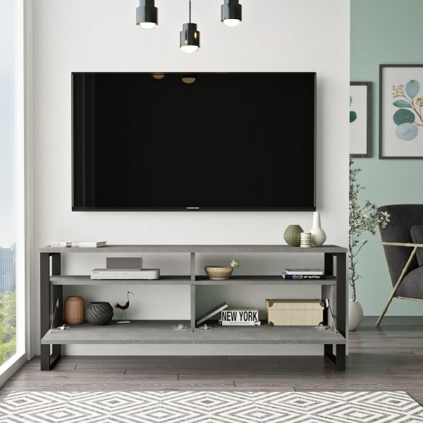 Luvio mediebenk 11 - Sølv/svart Luvio mediebenk 11 - Sølv/svart