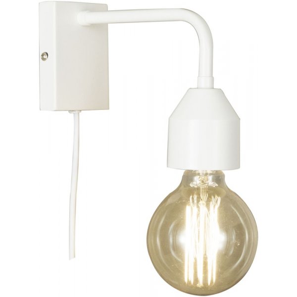 Vegglampe Flynn - Hvit