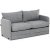 Saga 2-seters sovesofa - Lys gr