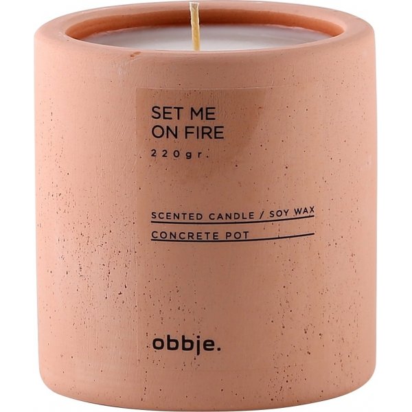 Set Me On Fire duftlys høyt - Rosa Set Me On Fire duftlys høyt - Rosa