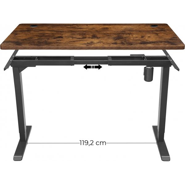 Eleonore bordplate 140 x 70 cm - Brun Eleonore bordplate 140 x 70 cm - Brun