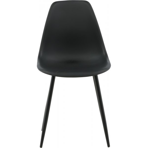 Bridge spisestol - Svart plast