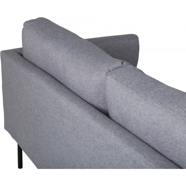 Eden 3-seter sofa B262 cm - Grått stoff + Tekstilrens for møbler Eden 3-seter sofa B262 cm - Grått stoff + Tekstilrens for møbler